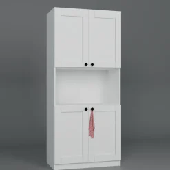 Aamiaiskaappi Linento Furniture Lucas, valkoinen