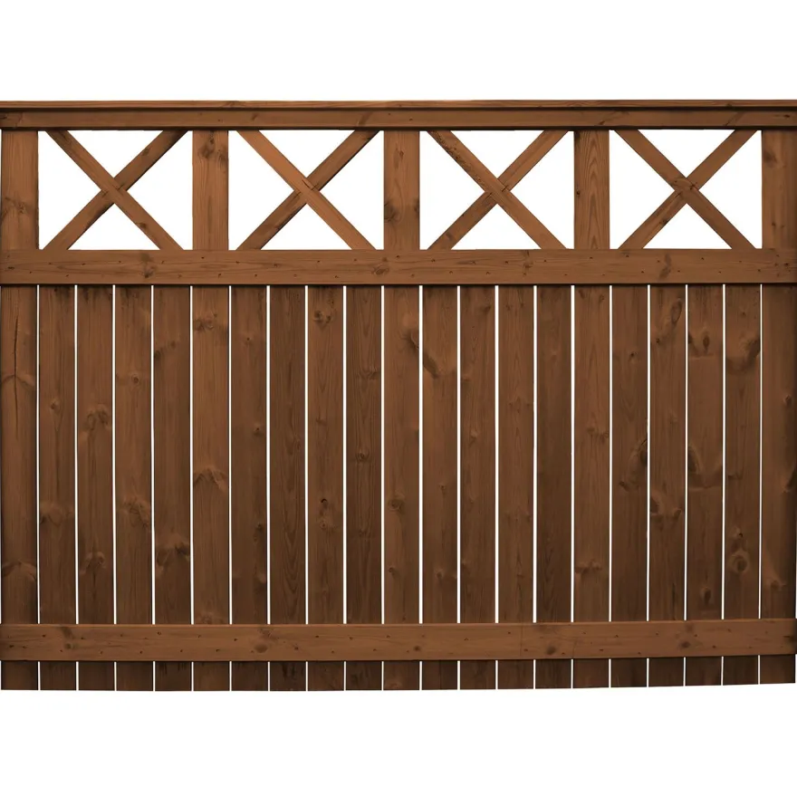 Aitaelementti Raja A86R 1600x2200 mm pystylauta + koristeristikko ruskea