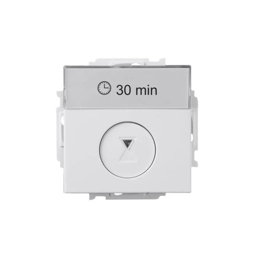 Ajastin ABB Impressivo - T210-84 15m-8h/10A IP21 UK valkoinen