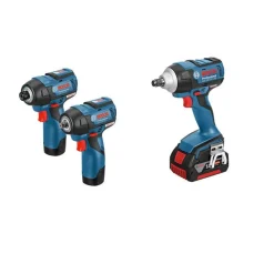Akkuiskumutterinväännin Bosch Professional GDS 12V-115 Solo, ilman akkua + L-Boxx