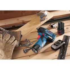 Akkuiskumutterinväännin Bosch Professional GDS 12V-115 Solo, ilman akkua + L-Boxx