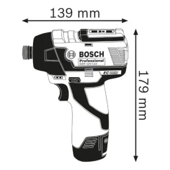 Akkuiskuruuvinväännin Bosch Professional GDR 12V-110 Solo, 12V + L-Boxx, ilman akkua
