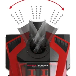Akkulumilinko Einhell Power X-Change GP-ST 36/53 Li E BL Kit, 2x18V, 4x5.2Ah akuilla