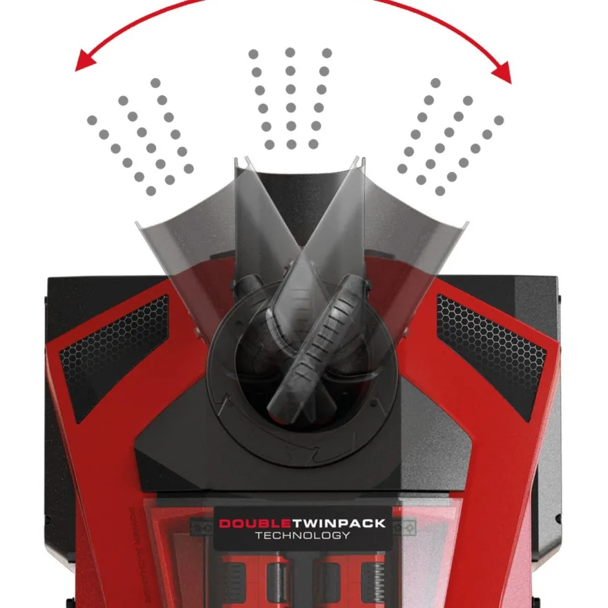 Akkulumilinko Einhell Power X-Change GP-ST 36/53 Li E BL Kit, 2x18V, 4x5.2Ah akuilla