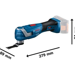 Akkumonitoimityökalu Bosch Professional GOP 18V-34 Starlock Solo, 18V, ilman akkua + L-Boxx KIT
