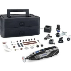 Akkumonitoimityökalu Dremel 8250-5/65, 12V, 2x2.0Ah akuilla