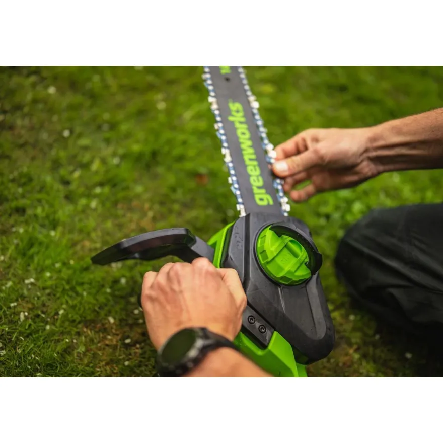 Akkumoottorisaha Greenworks GD24CS30, 30cm, 24V, 2Ah akulla