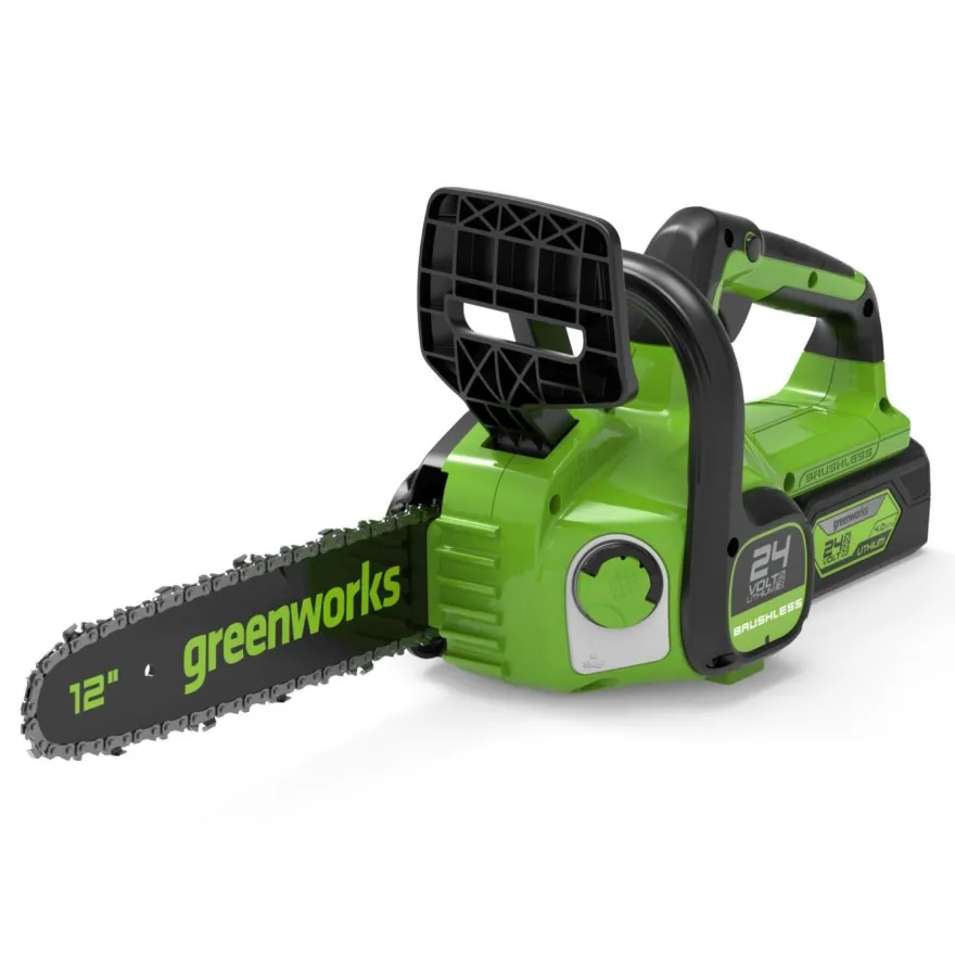Akkumoottorisaha Greenworks GD24CS30, 30cm, 24V, 2Ah akulla