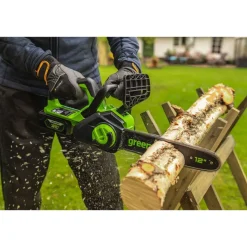 Akkumoottorisaha Greenworks GD24CS30, 30cm, 24V, 2Ah akulla