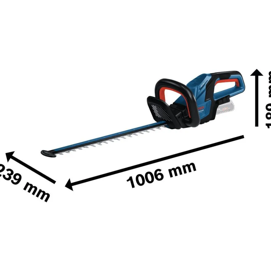 Akkupensasleikkuri Bosch Professional GHE 18V-50 Solo, 18V, ilman akkua