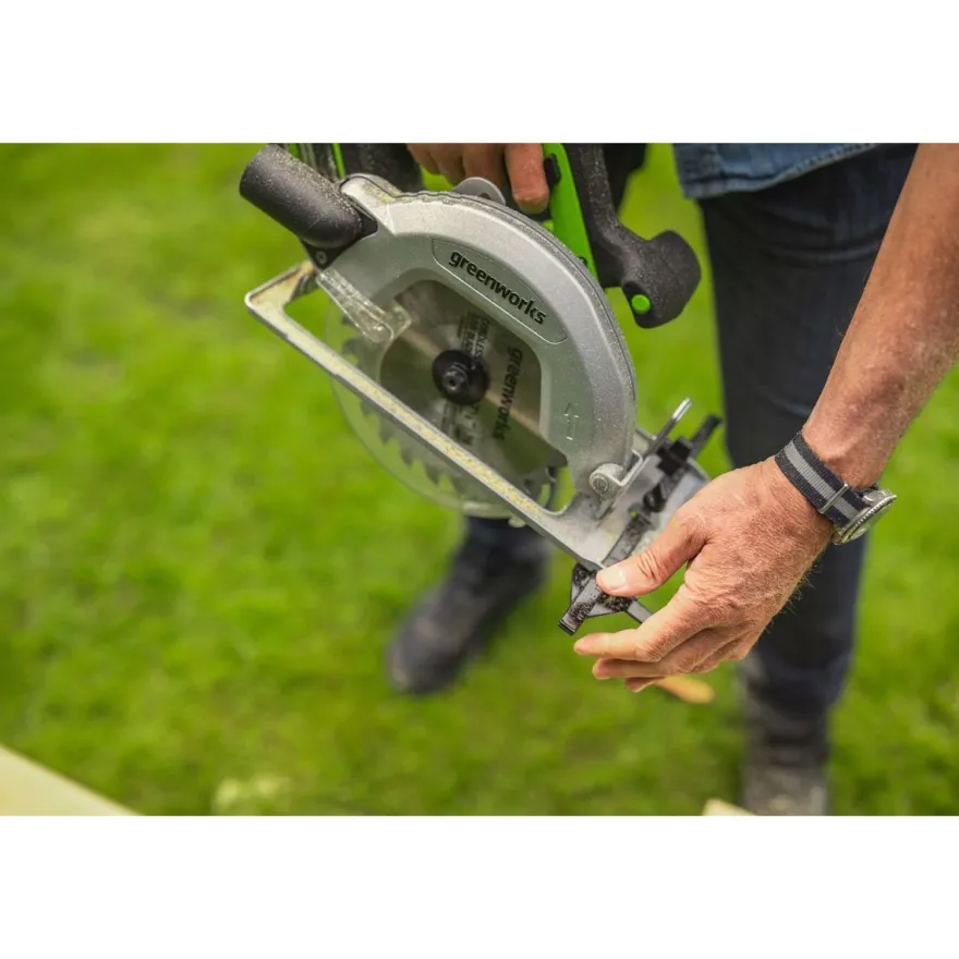 Akkupyörösaha Greenworks GD24CS, 24V, ilman akkua