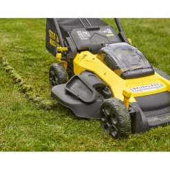 Akkuruohonleikkuri Stanley Fatmax V20 SFMCMW2651M-QW, 51cm, 2x18V, 2x4.0Ah akuilla