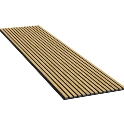 Akustiikkalevy Evella M27, 21x600x2400mm, tammi, melamiinipintainen