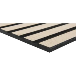 Akustiikkalevy Fibrotech Light acoustic, 9x605x2500mm, vaalea tammi, 5kpl/pkt