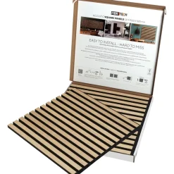 Akustiikkalevy Fibrotech Square, 22x520x520mm, 2 kpl/pkt, eri värejä