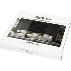 Akustiikkalevy Fibrotech Square, 22x520x520mm, 2 kpl/pkt, eri värejä