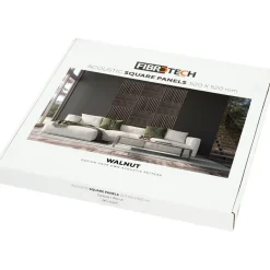 Akustiikkalevy Fibrotech Square, 22x520x520mm, 2 kpl/pkt, eri värejä