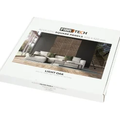 Akustiikkalevy Fibrotech Square, 22x520x520mm, 2 kpl/pkt, eri värejä