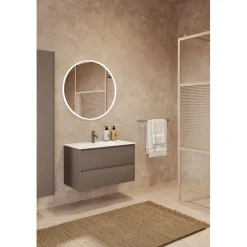 Allaskaappi altaalla Hietakari Luna L03, 784x455x490 mm, valkoinen Duratek-allas, eri värejä