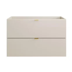 Allaskaappi Interia Dalia, laatikoilla, beige, eri kokoja