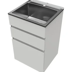 Allaskaappi Nordic Tech NTB 5, 560x880x520, valkoinen/rst