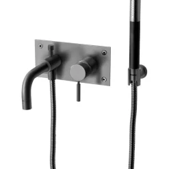 Ammehana Tapwell BOX026, piiloasennus, Brushed Black Chrome