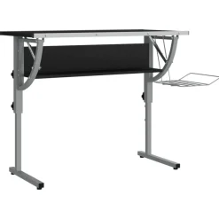 Askartelypöytä 110x53x(58-87)cm, eri värejä