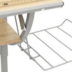 Askartelypöytä 110x53x(58-87)cm, eri värejä