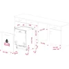 Astianpesukone Teka DFI76950, 60cm, integroitava