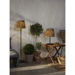 Aurinkokennolattiavalaisin Star Trading Cesta, 102cm, musta/ruskea