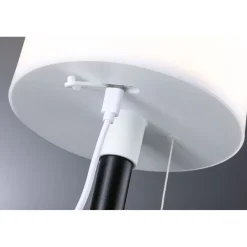 Aurinkokennopöytävalaisin Paulmann Bartja USB-ladattava IP44 2700K himmennettävä