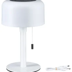 Aurinkokennopöytävalaisin Paulmann Bartja USB-ladattava IP44 2700K himmennettävä
