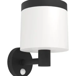 Aurinkokennoseinävalaisin Eglo Pantete, musta/valkoinen