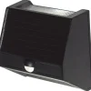 Aurinkokennoseinävalaisin Star Trading Wally, 110x110x60mm, liiketunnistin, musta