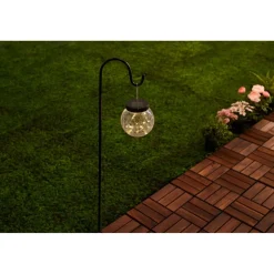 Aurinkokennovalaisin Paulmann Pauleen Solar Pearl, IP44, 2900K, musta