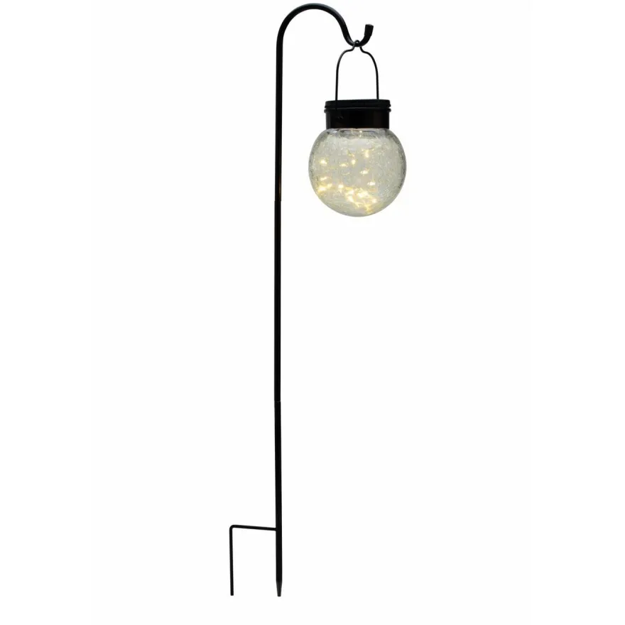 Aurinkokennovalaisin Paulmann Pauleen Solar Pearl, IP44, 2900K, musta
