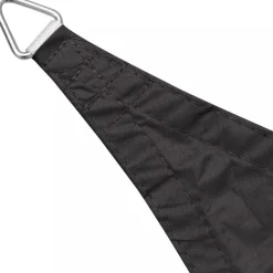 Aurinkopurje Oxford-kangas, neliö, 3,6x3,6 m antrasiitti