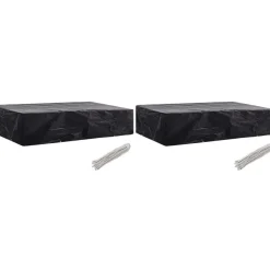 Aurinkotuolin suojat 2 kpl, 8 purjerengasta, 218x77x55 cm