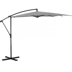 Aurinkovarjo Home4you Malta, ø300cm, harmaa