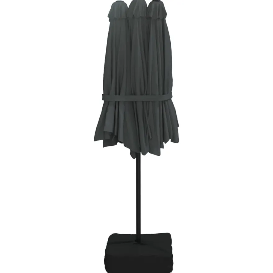 Aurinkovarjo kaksipäinen LED-valot, 449x245 cm, eri värejä (28440)