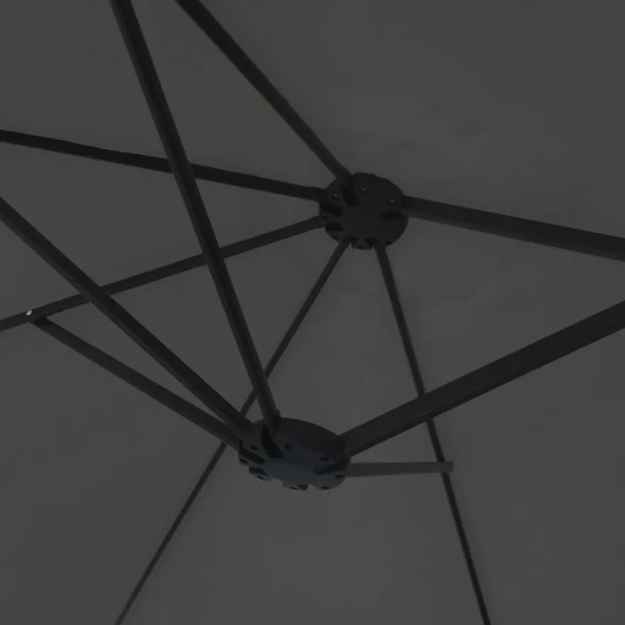 Aurinkovarjo kaksipäinen LED-valot, 449x245 cm, eri värejä (28440)