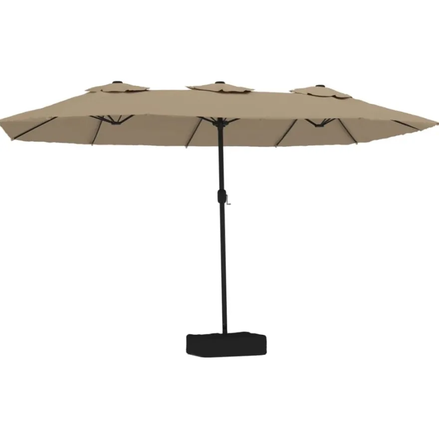 Aurinkovarjo kaksipäinen LED-valot, 449x245 cm, eri värejä (28440)