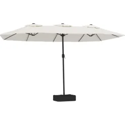 Aurinkovarjo kaksipäinen LED-valot, 449x245 cm, eri värejä (28440)