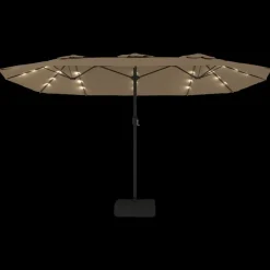 Aurinkovarjo kaksipäinen LED-valot, 449x245 cm, eri värejä (28440)