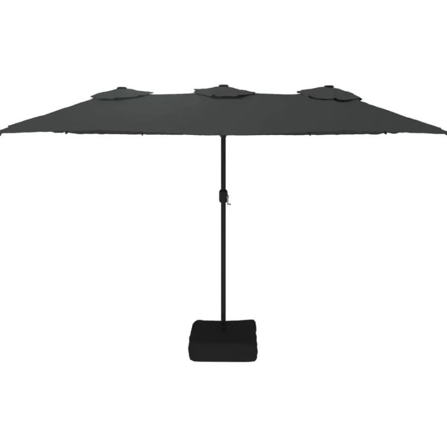 Aurinkovarjo kaksipäinen LED-valot, 449x245 cm, eri värejä (28440)
