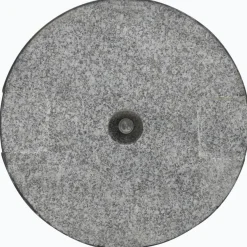 Aurinkovarjon alusta graniitti 20 kg pyöreä musta