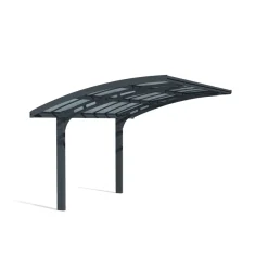 Autokatos Palram-Canopia Arizona Breeze, 13.8m², yhdelle autolle, tummanharmaa/harmaa