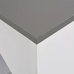 Baaripöytä kaapilla 115x59x200 cm valkoinen