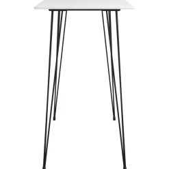 Baaripöytä valkoinen 120x60x105 cm