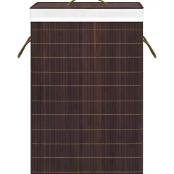 Bambu pyykkikori ruskea 72 l